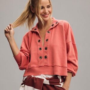 NWT Anthropologie The Kamrie Pieced Popover Top by Pilcro